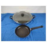 Ultrex Stainless Skillet Frying Pans (2)