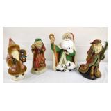 Santa Figurines (4)