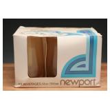 (NOS) Vtg Anchor Hocking Newport Drinkware Set