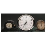 Vtg Jewell Voltmeter & Big Ben Alarm Clocks (3)