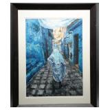 Annette McGuire, The Long Walk, Batik, Framed