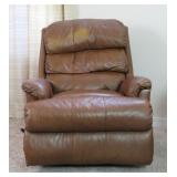 Lane Furniture Cocoa Brown Leather Recliner