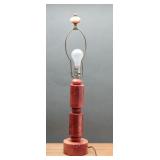 Vintage Polished Granite Table Lamp