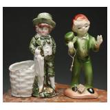 Vintage Ceramic Male Figurines (2)