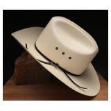 Stetson Rancher Natural Shantung Straw Hat 7 1/8