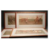 Lionel Edwards Fox Hunt Print Scenes Set Of 4