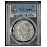 PCGS Genuine 1896 Morgan Dollar Harshly Cleaned