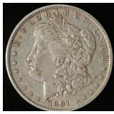 1891 Morgan Silver Dollar