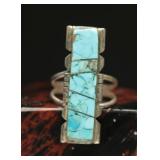 Navajo Turquoise And Sterling Ring Brandon Etcity