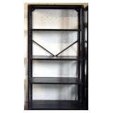 Black Metal Storage Shelving Unit