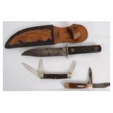 Browning 311 & Kabar 1026 Folding Knives + (3)