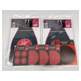 Set of Shooting Targets and Splatter Shot Paper