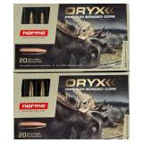 Norma Oryx 338 Win Mag 230gr Ammo, 2 Boxes