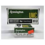 Remington UMC .357 SIG 125 GR FMJ Ammunition