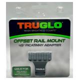 Truglo Offset Rail Mount 45-Degree Picatinny Adapt