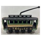 Vintage Cast Iron Trolley #14