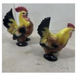 Lot of 2 Vintage Royal Copley Chicken Figures