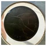 1857 Flying Eagle Penny Very Nice