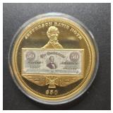 2011 Jefferson Davi note commemorative coin