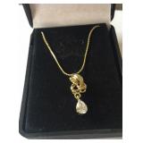 Gold-Tone necklace & pendant