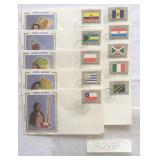 10 U.N. First day stamp collection