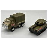 Lot of 2 Vintage Buddy L Military Vehicles