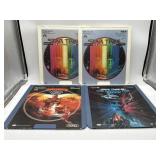 Lot of 4 Star Trek Videodiscs 1 2 3