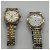 Lot of 2 Vintage Wrist Watches Pulsar Waltham