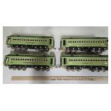 4 M.T.H. standard guage Passenger cars