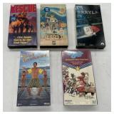 Lot of 5 Harder to find VHS Tapes