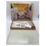 Vintage Crayola Designer Kit for Interiors in box