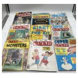 Lot of 9 Vintage Cracked Magazines