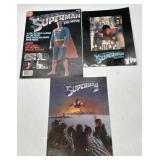 Lot of 3 Vintage Superman Movie Books