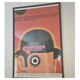 Framed Clockwork Orange poster