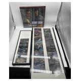 2 Framed Star Trek Scratch Card Displays and