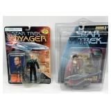 Lot of 2 Star Trek Playmates Figures Autographed