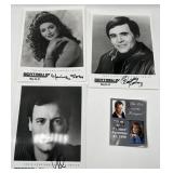 Lot of 4 Autographed Star Trek Photos