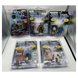 Lot of 5 Playmates Star Trek Figures New