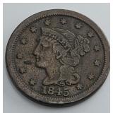 1845 Large Cent