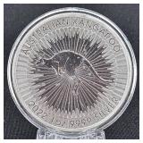 2022 1 Oz. Fine Silver Auatralian Kangaroo Round