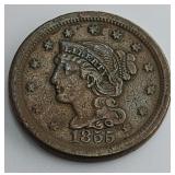 1855 Large Cent