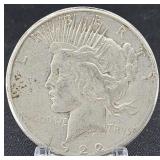 1922-S Silver Peace Dollar