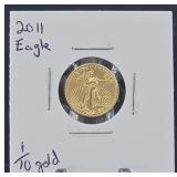 1/10 Oz 2011 Gold Eagle