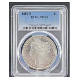 1880-S MS63 Morgan Silver Dollar