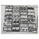 47 Antique Aviation-themed Stereoview cards