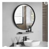 New TinyTimes Modern Large Round Mirror, Accent