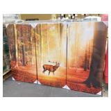 New 3 piece outdoor canvas wall art (each piece