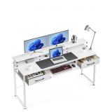 ODK Computer Desk with Keyboard Tray, 63 inch