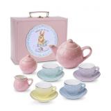 Jewelkeeper Porcelain Tea Set for Little Girls,