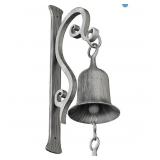 Dinner Bell 6.75 inches, Cast Iron Design,